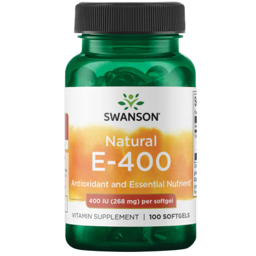 Swanson Natural Vitamin E 400iu Soft gels 100