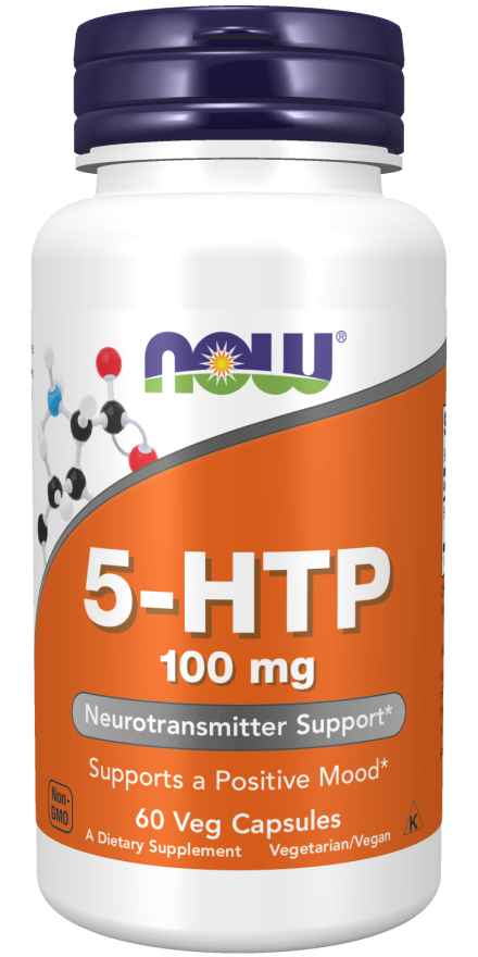 Now 5-HTP 100 mg Veg Capsules 60