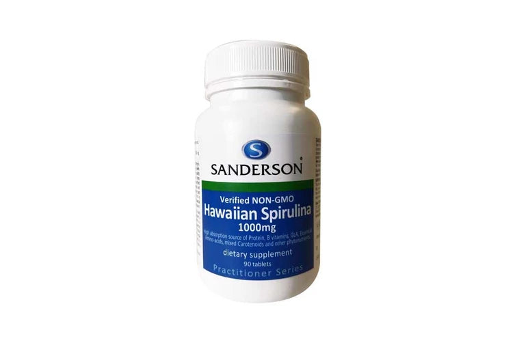 Sanderson Premium Hawaiian Spirulina 1000mg Tablets 90