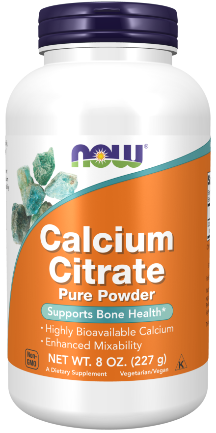 Now Calcium Citrate, Pure 227 g Powder