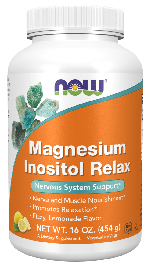 Now Magnesium Inositol Relax Powder 454 g