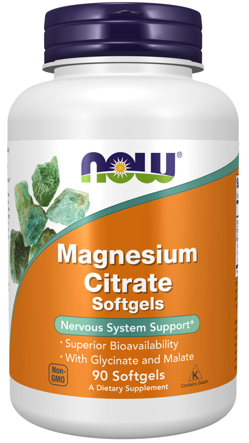 Now Magnesium Citrate Softgels 90