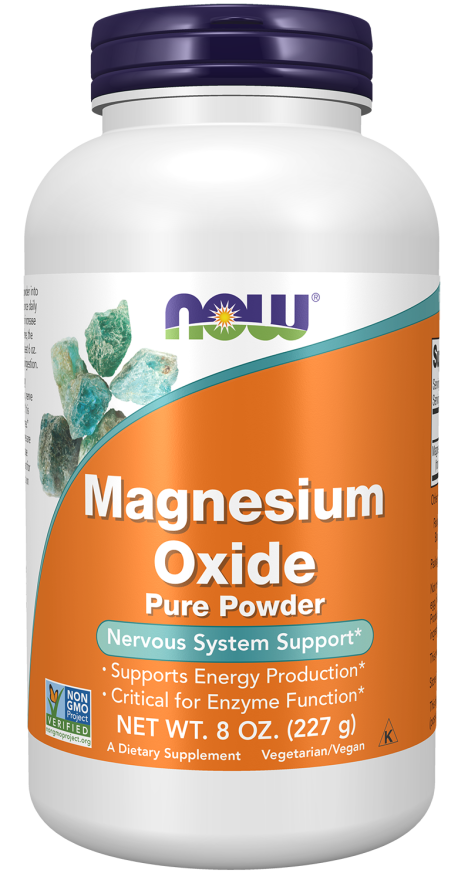 Now Magnesium Oxide Pure Powder 227 g