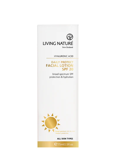 Living Nature Daily protect Facial Lotion SPF20 75ml