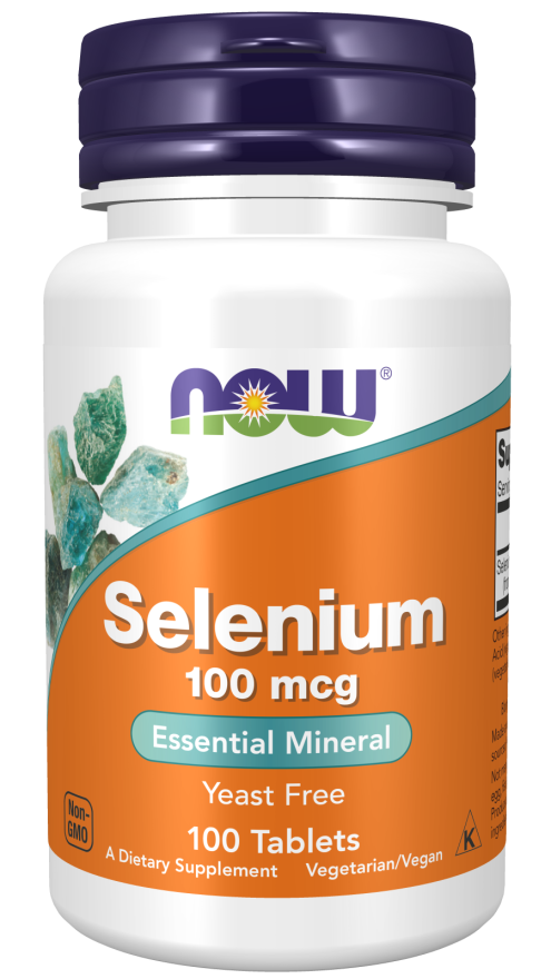 Now Selenium 100 mcg Tablets 100