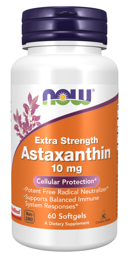 Now Astaxanthin 10 mg Softgels 60