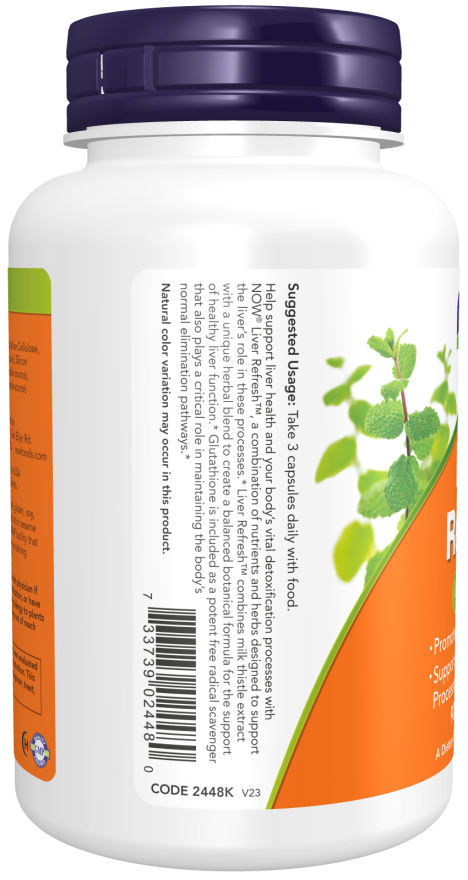 Now Liver Refresh Veg Capsules 90