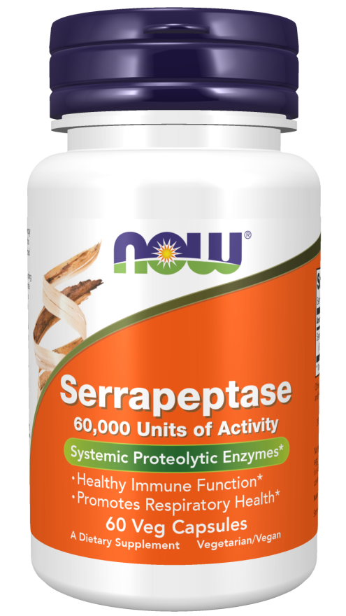 Now Serrapeptase Veg Capsules 60