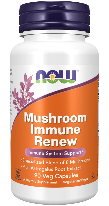 Now Mushroom Immune Renew Veg Capsules 90