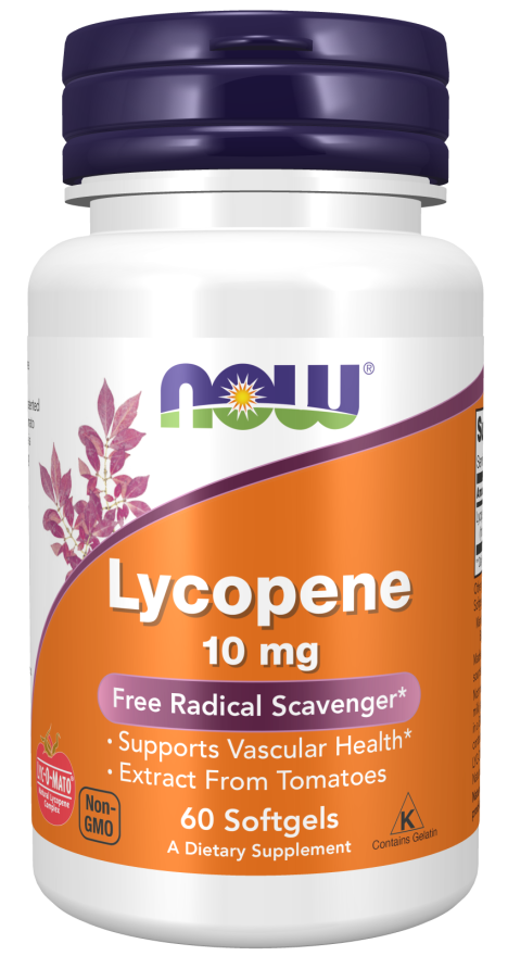 Now Lycopene 10 mg Softgels 60