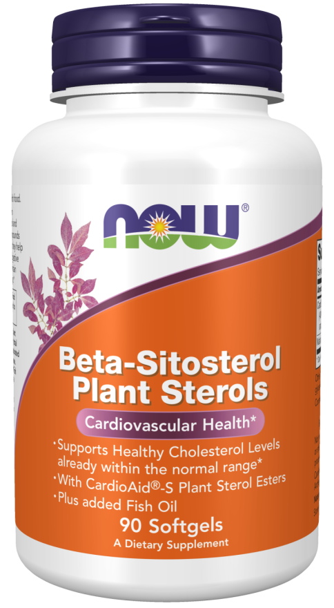 Now Beta-Sitosterol Plant Sterol Softgels 90