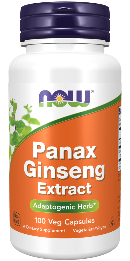 Now Panax Ginseng Veg Capsules 100