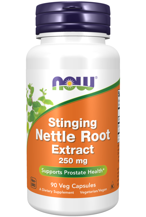 Now Stinging Nettle Root Extract 250 mg Veg Capsules 90