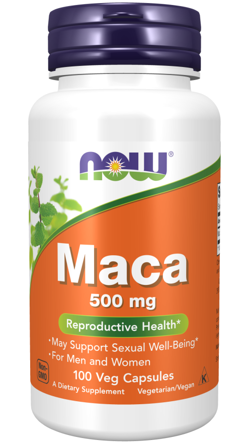 Now Maca 500 mg Veg Capsules 100