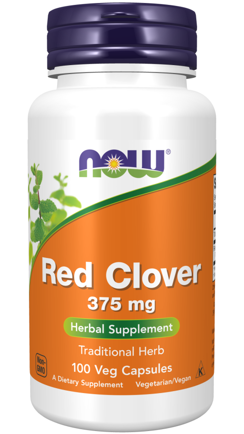 Now Red Clover 375 mg Veg Capsules 100