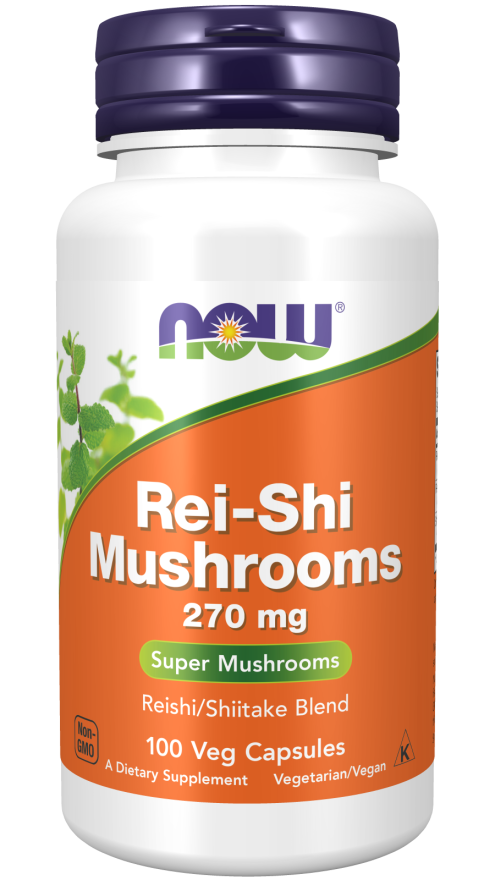 Now Rei-Shi Mushrooms 270 mg Veg Capsules 100