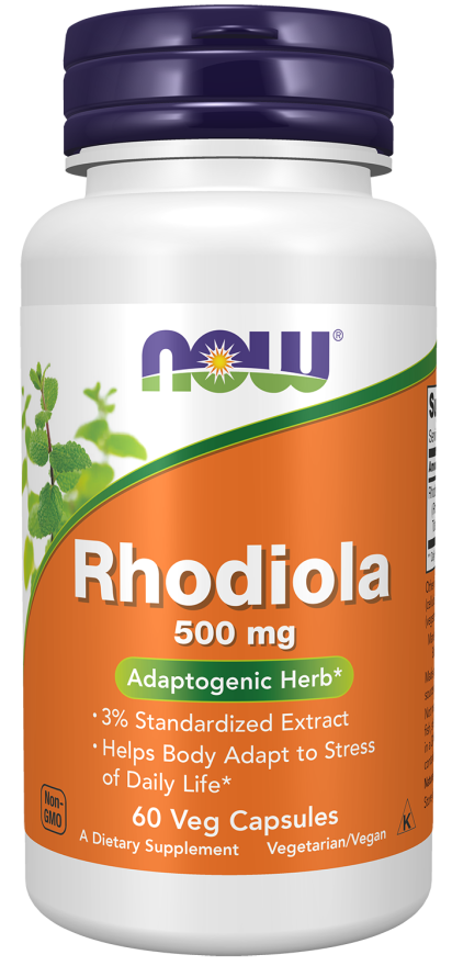 Now Rhodiola 500 mg Veg Capsules 60