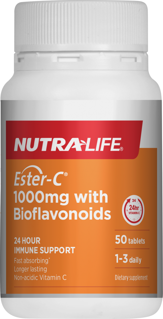 Nutralife Ester C 1000mg Plus Bioflavonoids Tablets 50