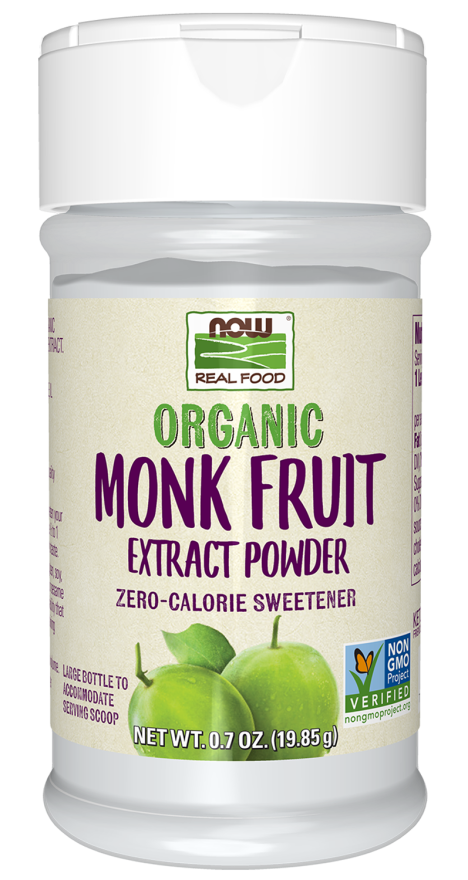 Now Monk Fruit Extract Organic Powder 0.7 oz / 19.85 g