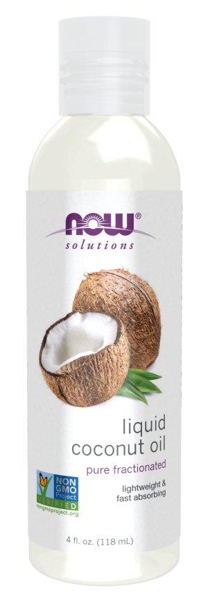 Now Coconut Oil Liquid Fractionated 118 ml