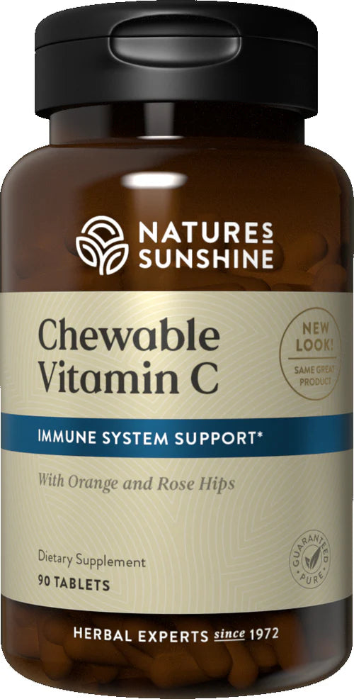 Natures Sunshine Chewable Vitamin C 250mg 90