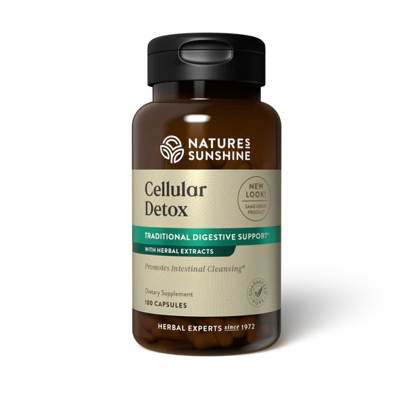 Natures Sunshine Cellular Detox Capsules 100