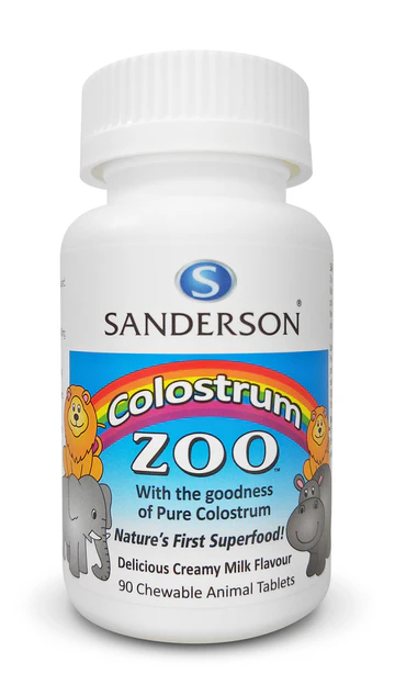 Sanderson Colostrum Zoo Chewable Tablets 90