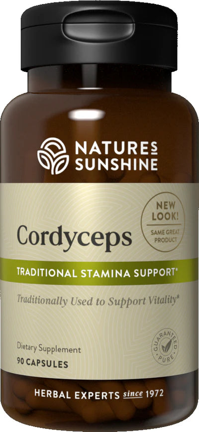 Natures Sunshine Cordyceps 90 Capsules.