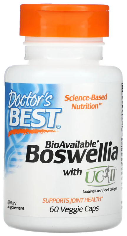 Doctor's Best Boswellia with UCII Vege Capsules 60