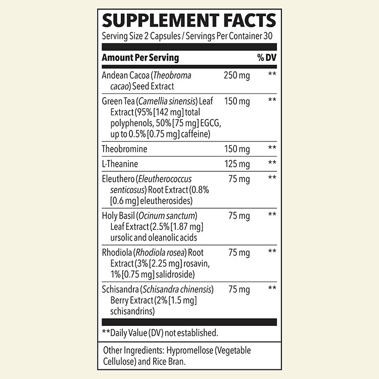 Lifeseasons Energy Veg Capsules 60