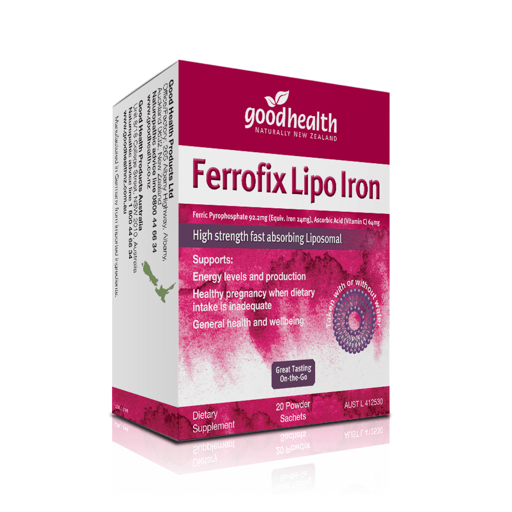 Goodhealth Ferrofix Lipo Iron Sachets 20