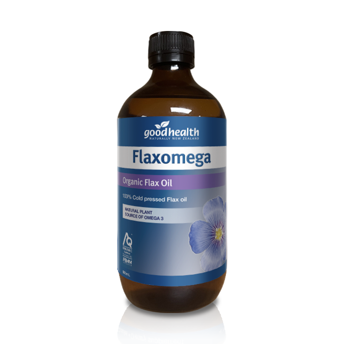 Goodhealth Flaxomega Organic Flax Oil  Omega 3,6,9 500ml