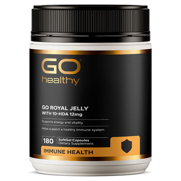 Go Royal Jelly 1000mg 10-HDA 12 Capsules 180