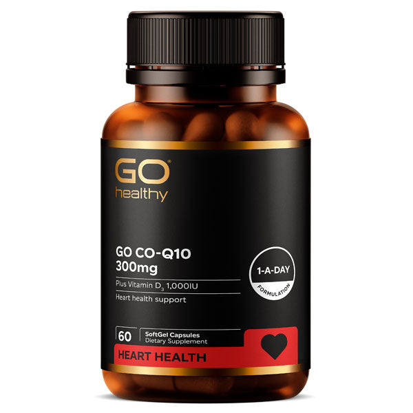 Go Co-Q10 + Vitamin D3 300mg Capsules 60