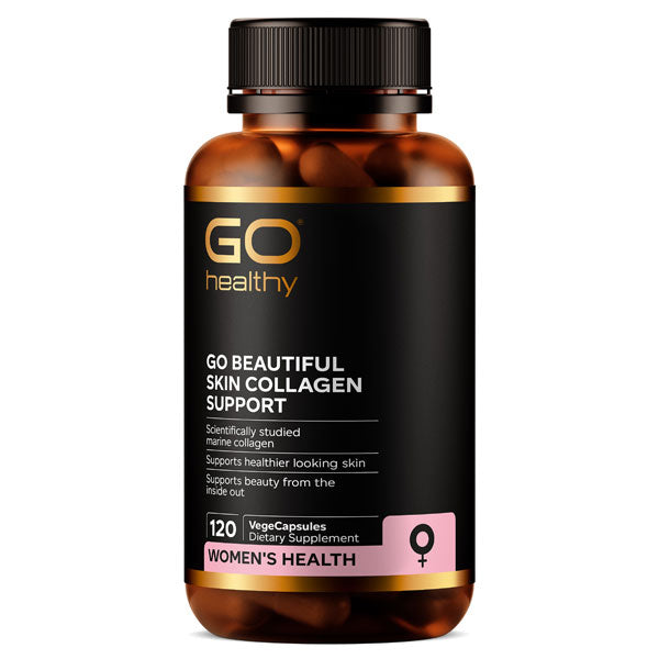 Go Beautiful Skin Collagen Support Capsules 120 (Was Anti-Wrinkle Collagen Support)