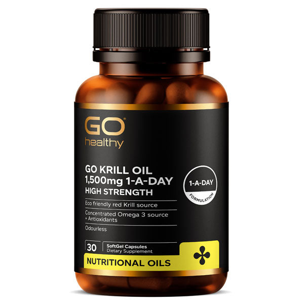 Go Krill Oil 1500mg 1-a-Day Super Strength Capsules 30