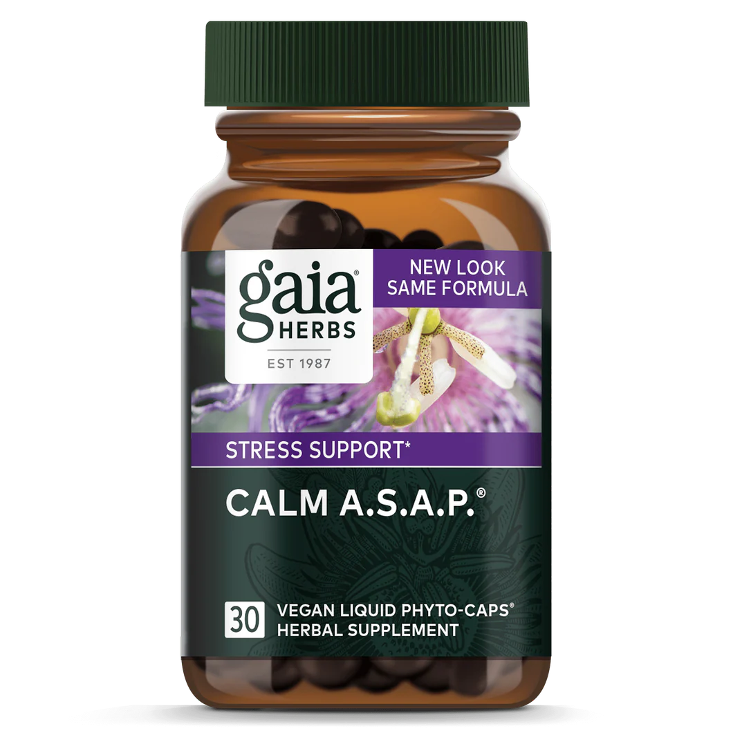 Gaia Herbs Calm A.S.A.P 30 vegan Liquid Phyto-Caps 30