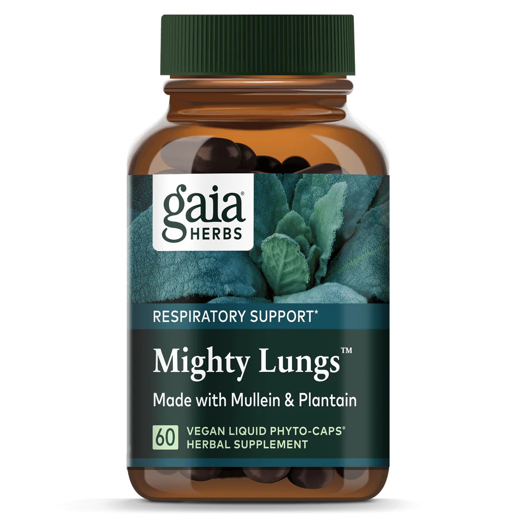 Gaia Herbs Mighty Lungs Vegecaps 60