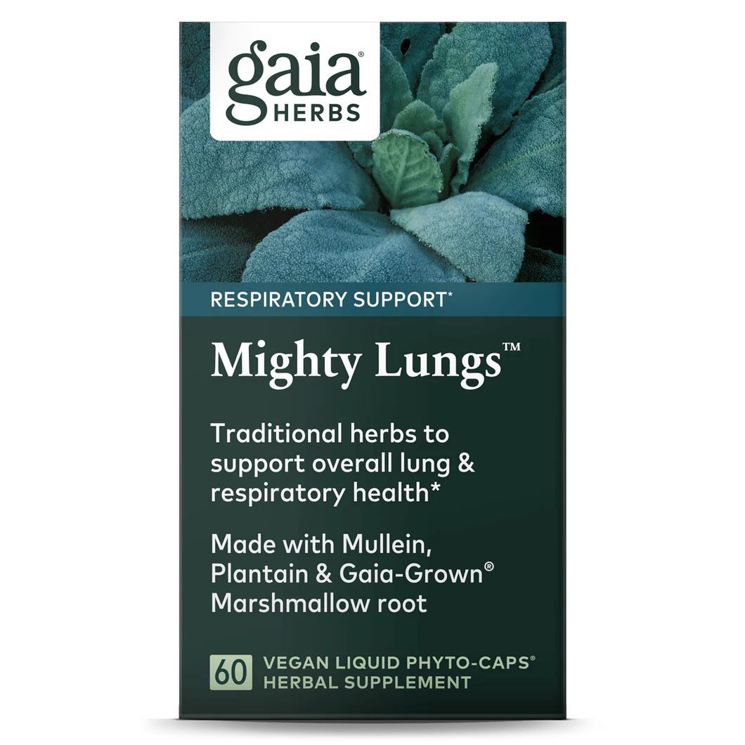 Gaia Herbs Mighty Lungs Vegecaps 60