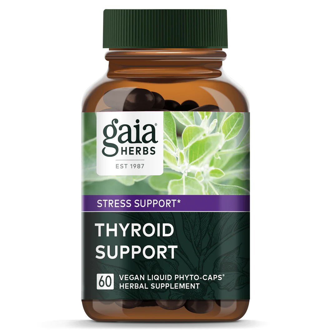 Gaia Herbs  Thyroid Support Vegan Liquid Phyto-Caps 60