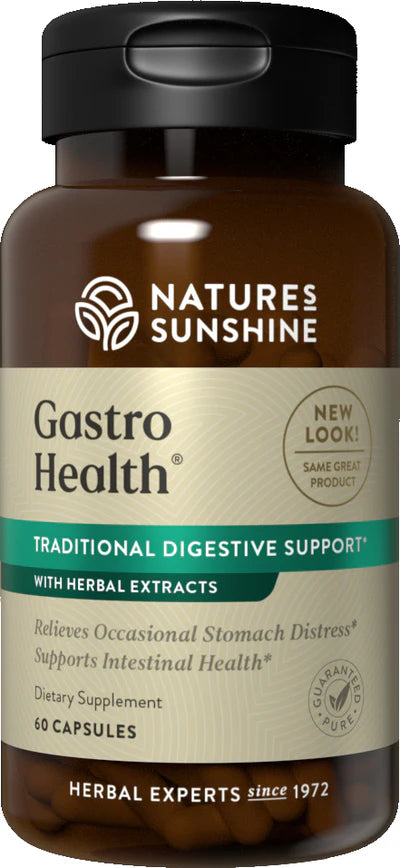 Natures Sunshine Gastro-Health Capsules 60