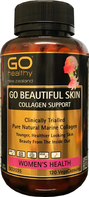 Go Beautiful Skin Collagen Support Capsules 120 (Was Anti-Wrinkle Collagen Support)