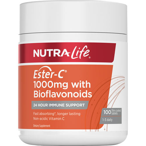 Nutralife Ester C 1000mg Plus Bioflavonoids Tablets 100