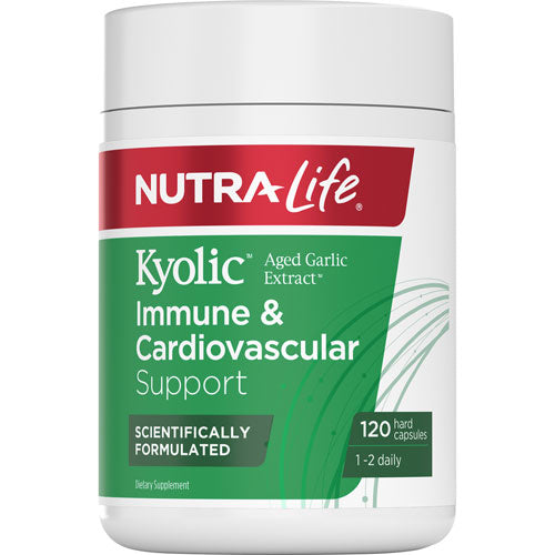 Nutralife Kyolic Aged Garlic Extract Immunity and Cardiovascular Formula Caps 120