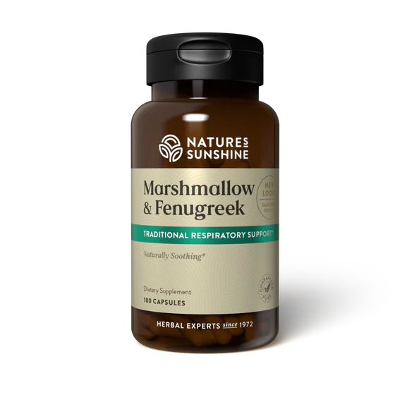 Natures Sunshine Marshmallow & Fenugreek Capsules 100