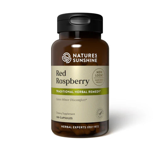 Natures Sunshine Red Raspberry Capsules (100)