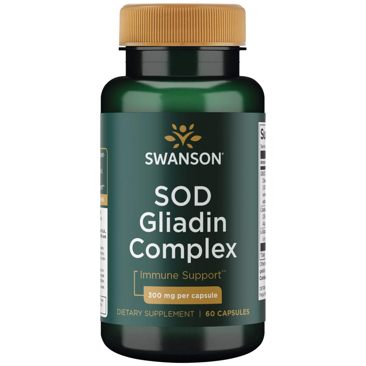 Swanson SOD Gliadin Complex Capsules 300mg 60