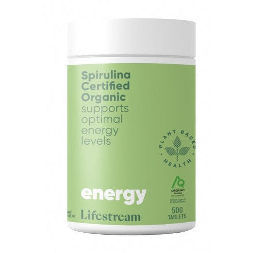 Lifestream Spirulina Certified Organic 500 Tablets