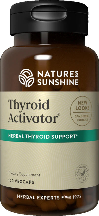 Natures Sunshine Thyroid Activator Capsules 100