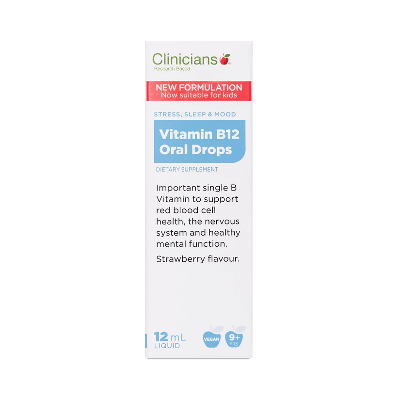 Clinicians Vitamin B12 Oral Drops 12ml